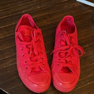 Converse Vibrant Red Sneakers